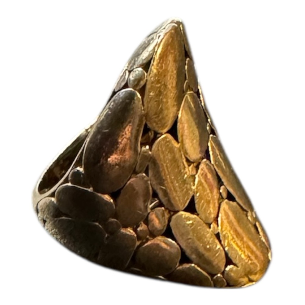 John Hardy Kali Pebble Saddle Design Ring - Picture 2 of 10